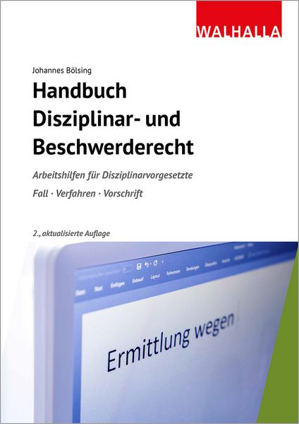 Produktbild: Handbuch Disziplinar- und Beschwerderecht