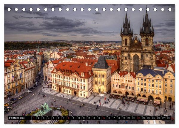 Produktbild: Europ&auml;ische St&auml;dte (Tischkalender 2026 DIN A5 quer), CALVENDO Monatskalender