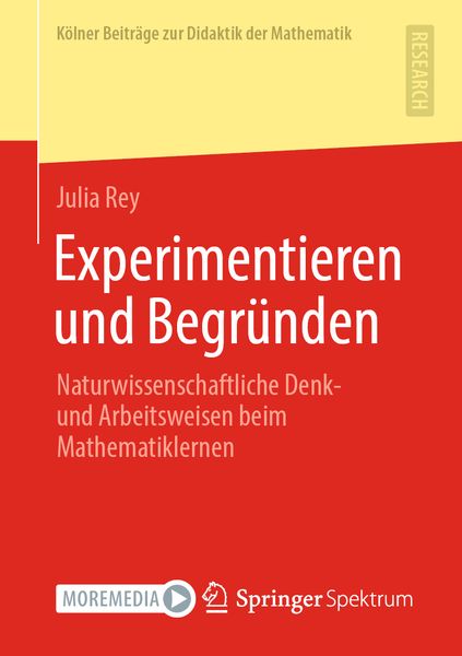 Experimentieren und Begründen, Taschenbuch von Julia Rey, Springer Fachmedien Wiesbaden GmbH, 9783658353292
