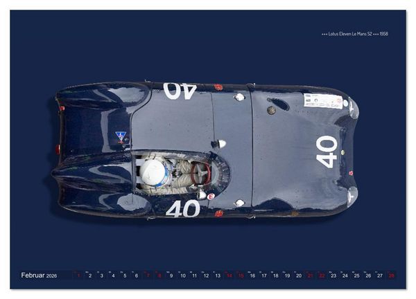 Produktbild: Two-Seater Racing Cars 1950-1960 (Wandkalender 2026 DIN A2 quer), CALVENDO Monatskalender