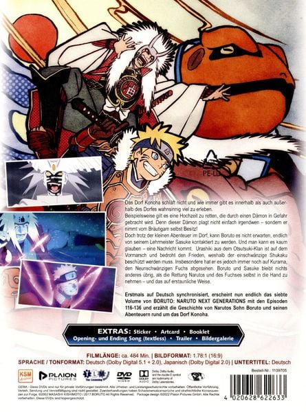 Produktbild: Boruto: Naruto Next Generations - Volume 7 (Ep. 116-136) [3 DVDs]
