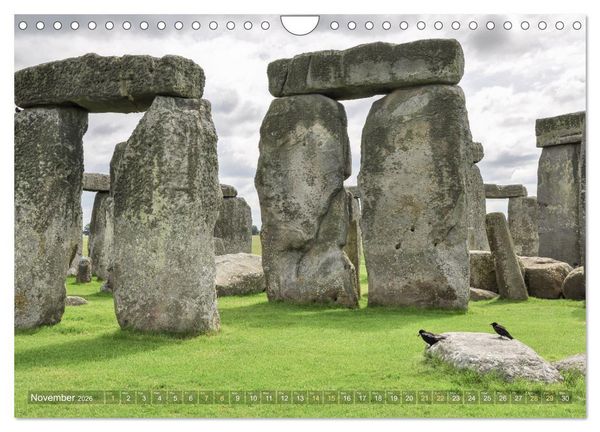 Produktbild: Mysterious Stonehenge (Wall Calendar 2026 DIN A4 landscape), CALVENDO 12 Month Wall Calendar