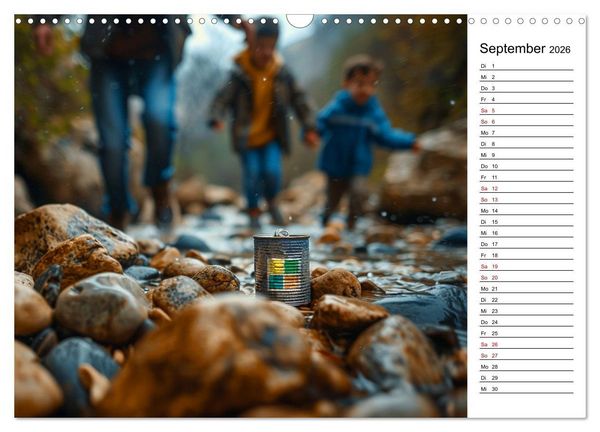 Produktbild: Der Geocaching Found it Kalender (Wandkalender 2026 DIN A3 quer), CALVENDO Monatskalender