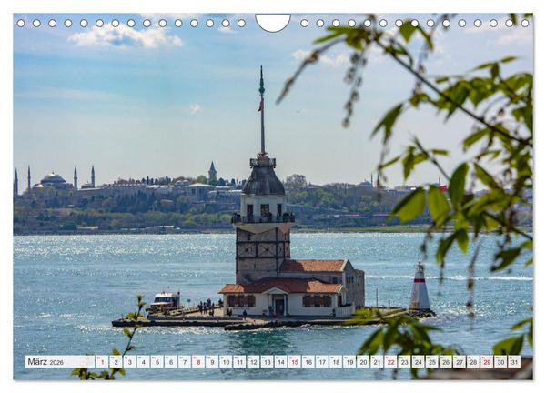 Produktbild: Istanbul - die quirlige Stadt auf zwei Kontinenten (Wandkalender 2026 DIN A4 quer), CALVENDO Monatskalender