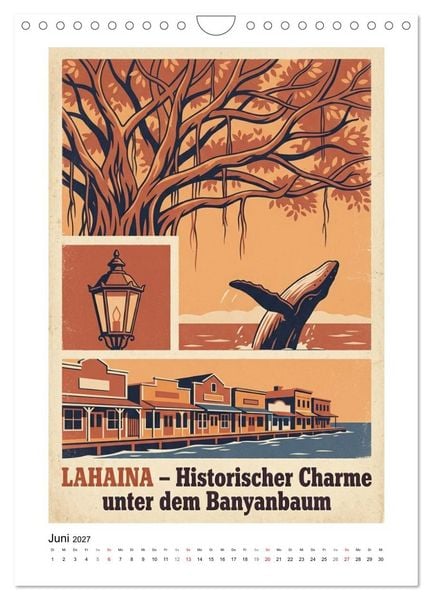 Produktbild: Sehnsucht Hawaii &ndash; Die Aloha Mid-Century Collection (Wandkalender 2027 DIN A4 hoch), CALVENDO Monatskalender
