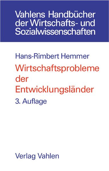 Produktbild: Wirtschaftsprobleme der Entwicklungsl&auml;nder
