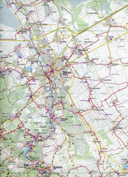 Produktbild: Bikeline Radkarte Eifel Nord Aachen, K&ouml;ln 1 : 75 000