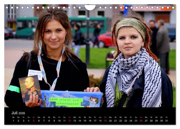 Produktbild: GESICHTER RUSSLANDS 2026 (Wandkalender 2026 DIN A4 quer), CALVENDO Monatskalender