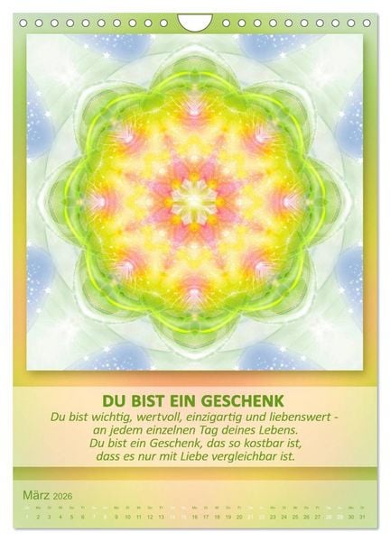 Produktbild: Light Energy Mandalas - Kalender - Vol. 1 (Wandkalender 2026 DIN A4 hoch), CALVENDO Monatskalender