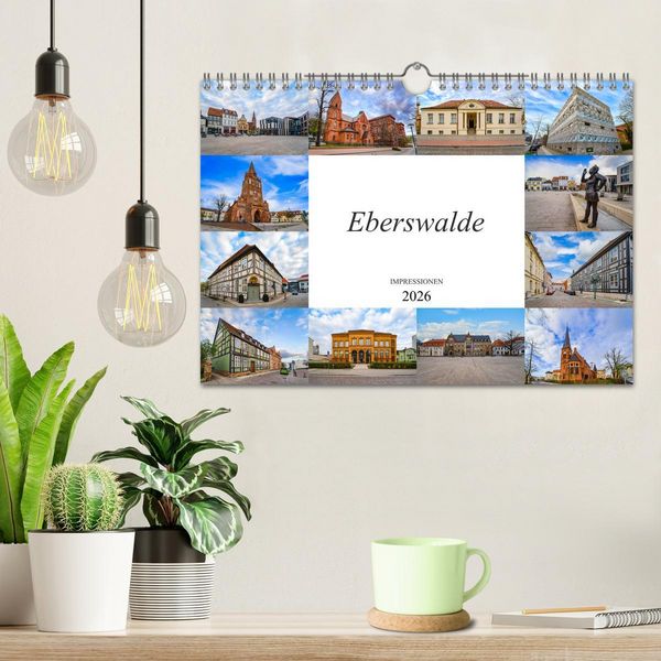 Produktbild: Eberswalde Impressionen (Wandkalender 2026 DIN A4 quer), CALVENDO Monatskalender
