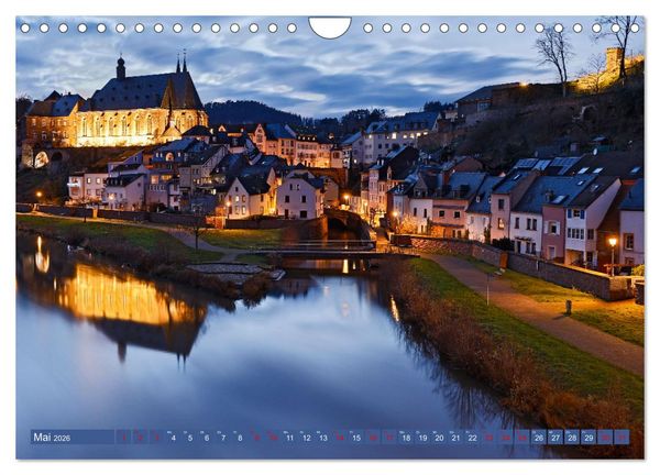 Produktbild: Idyllisches Saarburg (Wandkalender 2026 DIN A4 quer), CALVENDO Monatskalender