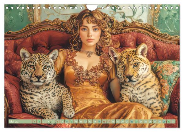 Produktbild: Die Epoche Art Nouveau - Mit eleganter Mode (Wandkalender 2027 DIN A4 quer), CALVENDO Monatskalender