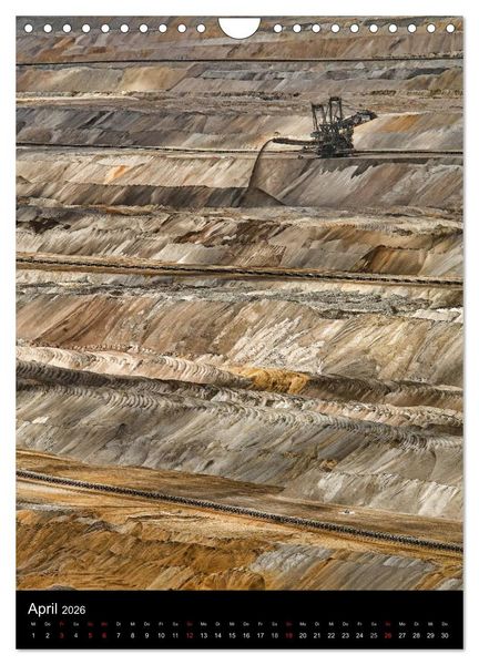 Produktbild: Der Tagebau Hambach (Wandkalender 2026 DIN A4 hoch), CALVENDO Monatskalender