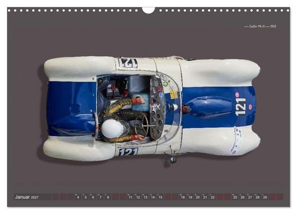 Produktbild: Two-Seater Racing Cars 1950-1960 (Wandkalender 2027 DIN A3 quer), CALVENDO Monatskalender