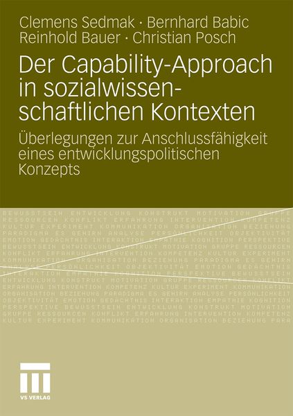 Produktbild: Der Capability-Approach in sozialwissenschaftlichen Kontexten