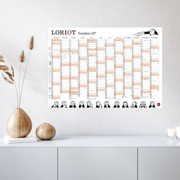 Produktbild: Loriot Posterplaner 2027