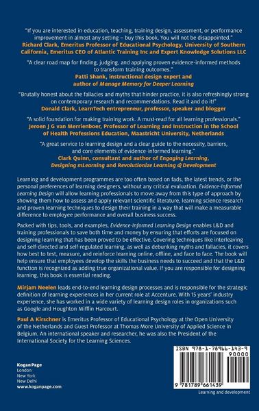 Produktbild: Evidence-Informed Learning Design