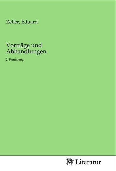 Produktbild: Vortr&auml;ge und Abhandlungen