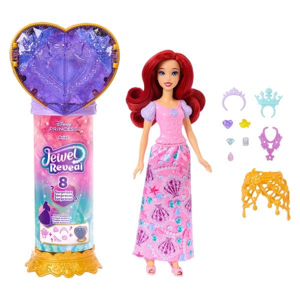 Produktbild: Disney Prinzessin Juwel Reveal Arielle Puppe