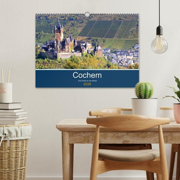 Produktbild: Cochem - Eine Perle an der Mosel (Wandkalender 2026 DIN A3 quer), CALVENDO Monatskalender