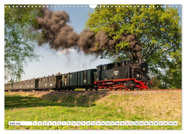 Produktbild: Mansfelder Bergwerksbahn (Wandkalender 2026 DIN A3 quer), CALVENDO Monatskalender