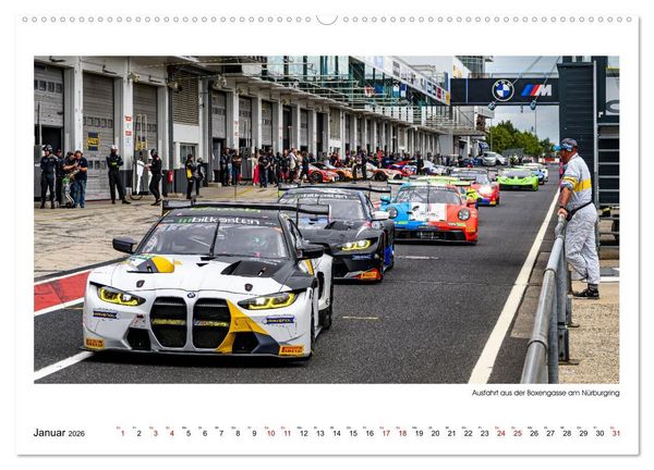 Produktbild: Bayern Power beim GT Masters (Wandkalender 2026 DIN A2 quer), CALVENDO Monatskalender