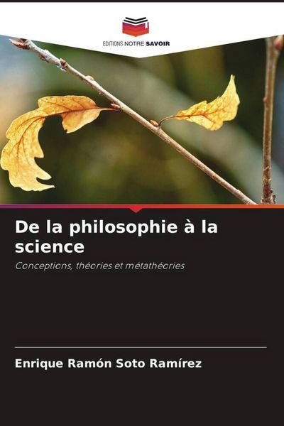 Produktbild: De la philosophie &agrave; la science