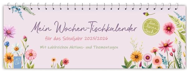 Produktbild: Mein Wochen-Tischkalender für das Schuljahr 2025/2026
