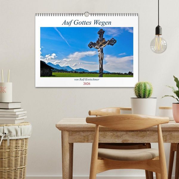 Produktbild: Auf Gottes Wegen von Ralf Kretschmer (Wandkalender 2026 DIN A3 quer), CALVENDO Monatskalender