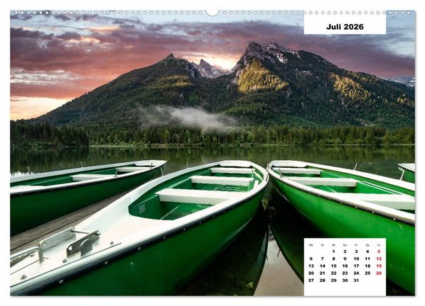 Produktbild: Faszination Ostalpen - von Berchtesgaden bis Slowenien (Wandkalender 2026 DIN A2 quer), CALVENDO Monatskalender