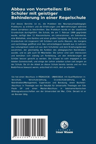 Produktbild: Abbau von Vorurteilen: Ein Sch&uuml;ler mit geistiger Behinderung in einer Regelschule