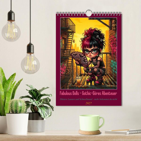 Produktbild: Fabulous Dolls - Gothic-G&ouml;res Abenteuer (Wandkalender 2027 DIN A4 hoch), CALVENDO Monatskalender