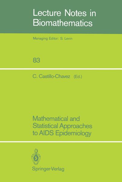 Produktbild: Mathematical and Statistical Approaches to AIDS Epidemiology