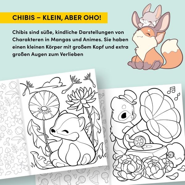Produktbild: Manga Chibi Ausmalbuch