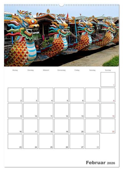 Produktbild: Vietnam 2026 Land der Kontraste (Wandkalender 2026 DIN A2 hoch), CALVENDO Monatskalender