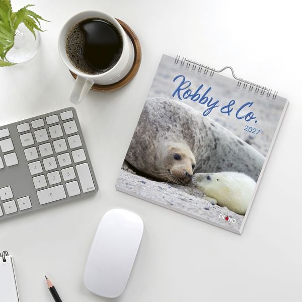 Produktbild: Robby & Co. Postkartenkalender 2027
