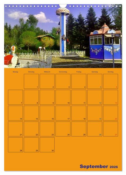Produktbild: Freizeitparkmomente / Planer (Wandkalender 2026 DIN A3 hoch), CALVENDO Monatskalender
