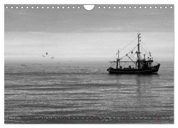 Produktbild: 54&deg;54'57"N 8&deg;19'51"E SYLT (Wandkalender 2026 DIN A4 quer), CALVENDO Monatskalender