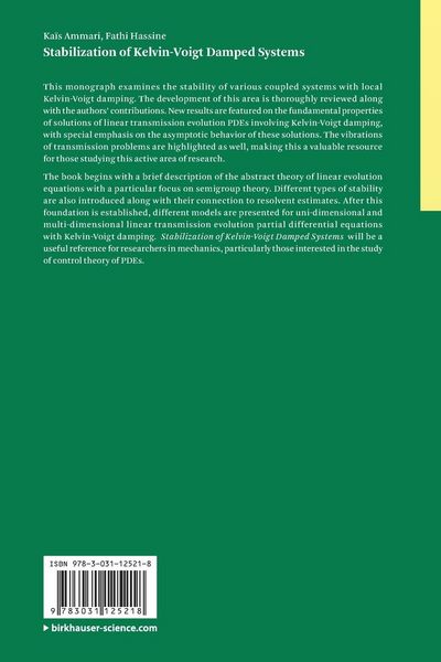 Produktbild: Stabilization of Kelvin-Voigt Damped Systems