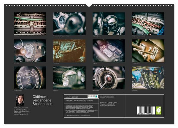 Produktbild: Oldtimer - vergangene Sch&ouml;nheiten (hochwertiger Premium Wandkalender 2026 DIN A2 quer), Kunstdruck in Hochglanz