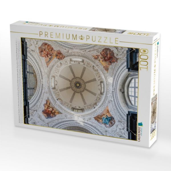 Produktbild: CALVENDO Puzzle Die Kathedrale St. Stanislaus in Vilnius kann als erste Kirche auf litauischem Boden angesehen werden. Sie wurde zu Zeiten K&ouml;nig Mindaugas im 13. Jahrhundert errichtet. | 1000 Teile Lege-Gr&ouml;&szlig;e 64x48cm Foto-Puzzle f&uuml;r gl&uuml;ckliche Stunden