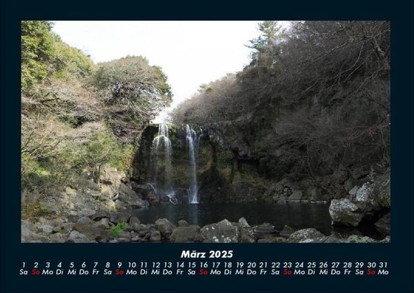 Produktbild: Wasserf&auml;lle 2025 Fotokalender DIN A4