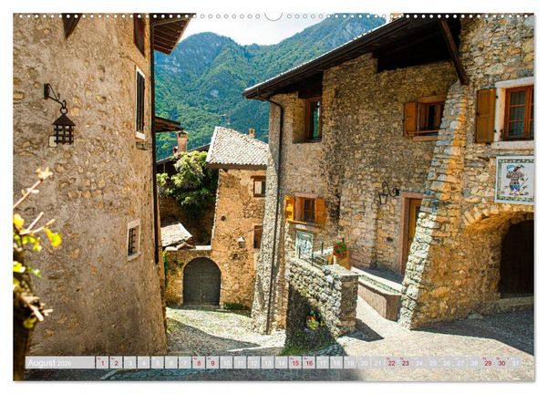 Produktbild: Tenno - Landschaft zwischen Trentino und Gardasee (hochwertiger Premium Wandkalender 2026 DIN A2 quer), Kunstdruck in Hochglanz
