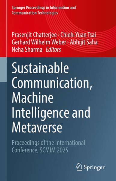 Produktbild: Sustainable Communication, Machine Intelligence and Metaverse