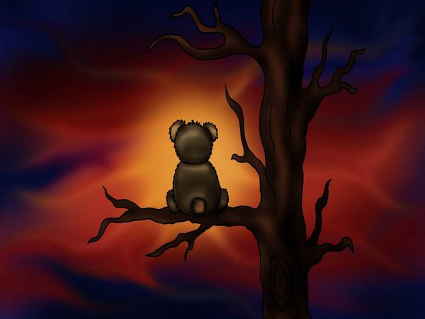 Produktbild: CALVENDO Puzzle Teddyb&auml;r bei Nacht | 1000 Teile Lege-Gr&ouml;&szlig;e 64x48cm Foto-Puzzle f&uuml;r gl&uuml;ckliche Stunden