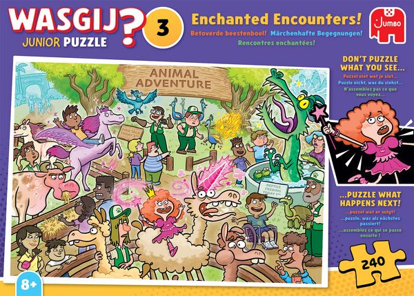 Produktbild: Wasgij Junior 3 - M&auml;rchenhafte Begegnungen! (Puzzle 240 Teile)