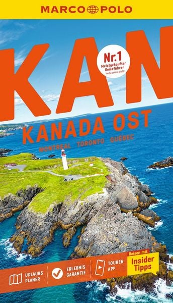 Produktbild: MARCO POLO Reisef&uuml;hrer Kanada Ost, Montreal, Toronto, Qu&eacute;bec
