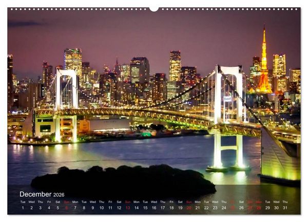 Produktbild: Japan Magic of a great country (High Quality Premium Wall Calendar 2026 DIN A2 landscape),CALVENDO 12 Month Wall Calendar