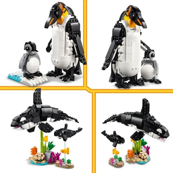 Produktbild: LEGO Creator 31165 3in1 Wilde Tiere: Pandafamilie, Spielzeug f&uuml;r Kinder