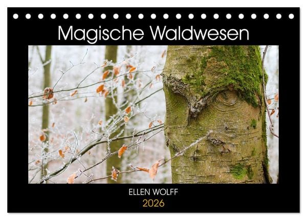 Produktbild: Magische Waldwesen (Tischkalender 2026 DIN A5 quer), CALVENDO Monatskalender
